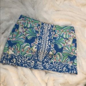 Lilly Pulitzer Skirt- 2017 Blue Print
